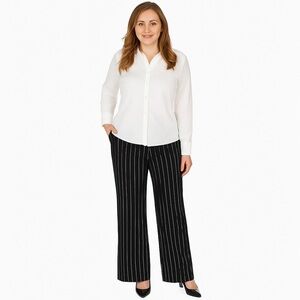 Dana Buchanan Pinstripe Dress Pants Size 10